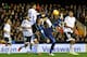 Valencia's Salvadorean midfielder Danilo Barbosa (CL) vies with Real Madrid's defender Sergio Ramos (CR) during the Spanish league football match Valencia CF vs Real Madrid CF at the Mestalla stadium in Valencia on January 3, 2016. AFP PHOTO/ JOSE JORDA