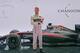 Jenson Button welcomes Chandon to McLaren.