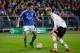 (L-R) Leroy Sane of Schalke 04, Oscar Wendt of Borussia Monchengladbach during the DFB Pokal match between Schalke 04 and Borussia Monchengladbach on October 28, 2015 at the Veltins Arena in Gelsenkirchen, Germany.(Photo by VI Images via Getty Images)