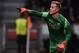 Barcelona's German goalkeeper Marc-Andre Ter Stegen reacts during the Group E, second-leg UEFA Champions League football match Bayer 04 Leverkusen vs FC Barcelona in Leverkusen, western Germany on December 9, 2015. / AFP / PATRIK STOLLARZ (Photo c