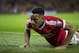 Martial picks himself up off the floor against Swansea.