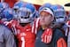 Ole Miss head coach Hugh Freeze (right)