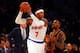 NEW YORK, NY - NOVEMBER 13: (NEW YORK DAILIES OUT) Carmelo Anthony #7 of the New York Knicks in action against LeBron James #23 of the Cleveland Cavaliers at Madison Square Garden on November 13, 2015 in New York City. The Cavaliers defeated the Knick