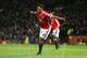 MANCHESTER, ENGLAND - JANUARY 02: Anthony Martial of Manchester United celebrates after scoring a goal to make it 1-0 during the Barclays Premier League match between Manchester United and Swansea City at Old Trafford on January 2, 2016 in Manchester, Eng