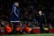 Arsenal's French manager Arsene Wenger (R) and Sunderland's English manager Sam Allardyce stand on the touchline during the English Premier League football match between Arsenal and Sunderland at the Emirates Stadium in London on December 5, 2015. AFP PHO