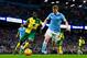 MANCHESTER, ENGLAND - OCTOBER 31: Kevin De Bruyne of Manchester City FC in action during the Barclays Premier League match between Manchester City and Norwich City at Etihad Stadium on October 31, 2015 in Manchester, England. (Photo by David Ramos/Getty