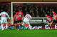 EXETER, ENGLAND - JANUARY 08: Brad Smith of Liverpool (44) scores their second goal during the Emirates FA Cup third round match between Exeter City and Liverpool at St James Park on January 8, 2016 in Exeter, England. (Photo by Dan Mullan/Getty Images)