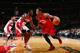 WASHINGTON, DC - JANUARY 8: DeMar DeRozan #10 of the Toronto Raptors handles the ball against the Washington Wizards on January 8, 2016 at Verizon Center in Washington, DC. NOTE TO USER: User expressly acknowledges and agrees that, by downloading and or