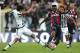 Juventus' midfielder Sami Khedira from Germany (L) fights for the ball with Bologna's midfielder Amadou Diawara from Guinea during the Italian Serie A football match Juventus Vs Bologna on October 4, 2015 at the 'Juventus Stadium' in Turin. AFP PHOTO / M