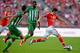 Benfica's forward Goncalo Guedes (R) vies with Rio Ave's Ghanaian midfielder Alhassan Wakaso (C) during the Portuguese league football match Benfica vs Rio Ave at Luz stadium in Lisbon on December 20, 2016. AFP PHOTO/ PATRICIA DE MELO MOREIRA / AFP / PATR