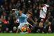 MANCHESTER, ENGLAND - DECEMBER 26: Vincent Kompany of Manchester City injures himself after only just coming onto the pitch as a second half substitute during the Barclays Premier League match between Manchester City and Sunderland at the Etihad Stadium