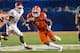 MIAMI GARDENS, FL - DECEMBER 31: Wayne Gallman #9 of the Clemson Tigers runs with the ball against the Oklahoma Sooners during the 2015 Capital One Orange Bowl at Sun Life Stadium on December 29, 2015 in Miami Gardens, Florida. Clemson defeated Oklahoma 3