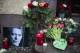 Tributes to British rock legend David Bowie are seen outside his former home in Berlin's Hauptstrasse 155 on January 11, 2016.
British rock music legend David Bowie has died after a long battle with cancer, his official Twitter and Facebook accounts said