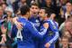 Chelsea's Spanish midfielder Pedro (R) celebrates with Chelsea's Brazilian midfielder Oscar (C) and Chelsea's Spanish midfielder Cesc Fabregas after scoring during the English Premier League football match between Chelsea and Sunderland at Stamford Bridge