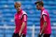 MADRID, SPAIN - APRIL 29: Martin Odegaard of Real Madrid CF and team-mate Borja Mayoral leave the pitch before the La Liga match between Real Madrid CF and UD Almeria at Estadio Santiago Bernabeu on April 29, 2015 in Madrid, Spain. (Photo by Gonzalo Arr