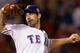 Lee could return to the Texas Rangers, with whom he pitched in 2010.