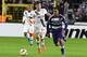 Tottenham's Ben Davis (L) and Anderlecht's Youri Tielemans vie or the ball during the UEFA Europa League Group J football match between RSC Anderlecht and Tottenham Hotspur FC at the Constant Vanden Stock Stadium in Brussels, on October 22, 2015. AFP PHO