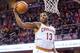 CLEVELAND, OH - JANUARY 4: Tristan Thompson #13 of the Cleveland Cavaliers grabs a rebound during the first half against the Toronto Raptors at Quicken Loans Arena on January 4, 2016 in Cleveland, Ohio. NOTE TO USER: User expressly acknowledges and agrees