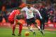 LIVERPOOL, ENGLAND - JANUARY 17: Anthony Martial of Manchester United takes on Nathaniel Clyne of Liverpool during the Barclays Premier League match between Liverpool and Manchester United at Anfield on January 17, 2016 in Liverpool, England. (Photo by A