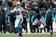 CHARLOTTE, NC - JANUARY 17: Jonathan Stewart #28 of the Carolina Panthers runs the ball against Richard Sherman #25 of the Seattle Seahawks in the 1st quarter during the NFC Divisional Playoff Game at Bank of America Stadium on January 17, 2016 in Charl