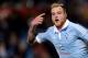 Celta Vigo's Swedish forward John Guidetti celebrates after scoring a goal during the Spanish league football match RC Celta de Vigo vs Levante UD at the Balaidos stadium in Vigo on January 16, 2016. Celta won the match 4-3. AFP PHOTO / MIGUEL RIOPA / AFP