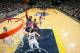MEMPHIS, TN - JANUARY 14: Andre Drummond #0 of the Detroit Pistons shoots the ball against the Memphis Grizzlies on January 14, 2016 at FedExForum in Memphis, Tennessee. NOTE TO USER: User expressly acknowledges and agrees that, by downloading and or usi