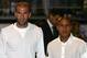 MADRID, Spain: Real Madrid's Zindedine Zidane (L) and Roberto Carlos arrive for the premiere of 'Real, The Film' at the Santiago Bernabeu stadium in Madrid, 24 August 2005. The film which will be out in Spain 26 August is a mixture of fiction and reality