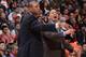 LOS ANGELES, CA - NOVEMBER 23: Doc Rivers of the Los Angeles Clippers and assistant coach Tyronn Lue direct their team against the Sacramento Kings at Staples Center on November 23, 2013 in Los Angeles, California. NOTE TO USER: User expressly acknowledge