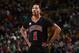 BOSTON, MA - JANUARY 22: Derrick Rose #1 of the Chicago Bulls looks on against the Boston Celtics on January 22, 2016 at the TD Garden in Boston, Massachusetts. NOTE TO USER: User expressly acknowledges and agrees that, by downloading and or using this