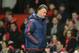 Manchester United's Dutch manager Louis van Gaal leaves the pitch at full-time during the English Premier League football match between Manchester United and Southampton at Old Trafford in Manchester, north west England, on January 23, 2016. AFP PHOTO / O