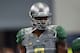 ARLINGTON, TX - OCTOBER 03: Shawn Oakman #2 of the Baylor Bears before a game against the Texas Tech Red Raiders at AT&T Stadium on October 3, 2015 in Arlington, Texas. (Photo by Ronald Martinez/Getty Images)