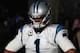 CHARLOTTE, NC - JANUARY 24: Cam Newton #1 of the Carolina Panthers stands in the tunnel prior to the NFC Championship Game against the Arizona Cardinals at Bank of America Stadium on January 24, 2016 in Charlotte, North Carolina. (Photo by Streeter Lec