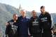 LAKE COMO - OCTOBER 4: Isaiah Thomas, President of Basketball Operations, Danny Ainge, Avery Bradley and Kelly Olynyk of the Boston Celtics pose for a portrait during the 2015 Global Games on October 4, 2015 in Cernobbio, Italy with Lake Como in the back