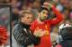 MELBOURNE, AUSTRALIA - JULY 24: Liverpool FC Manager Brendan Rodgers (L) looks on as Luis Suarez of Liverpool is substituted into the match during the match between the Melbourne Victory and Liverpool at the Melbourne Cricket Ground on July 24, 2013 in M