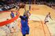 HOUSTON, TX - JANUARY 20: Andre Drummond #0 of the Detroit Pistons dunks against the Houston Rockets on January 20, 2016 at the Toyota Center in Houston, Texas. NOTE TO USER: User expressly acknowledges and agrees that, by downloading and or using this ph