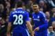 LONDON, ENGLAND - JANUARY 10: Ruben Loftus-Cheek of Chelsea (36) celebrates with Cesar Azpilicueta (28) as he scores their second goal during the Emirates FA Cup third round match between Chelsea and Scunthorpe United at Stamford Bridge on January 10, 20