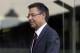 FC Barcelona incumbent president Josep Maria Bartomeu arrives to take office as president in Barcelona on July 20, 2015 after he was re-elected seeing off rival Joan Laporta. Bartomeu, 52, polled 25,823 votes (54.63%) with Laporta, a former president, wi