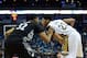 NEW ORLEANS, LA - JANUARY 19: Anthony Davis #23 of the New Orleans Pelicans works against Karl-Anthony Towns #32 of the Minnesota Timberwolves during the first half of a game at the Smoothie King Center on January 19, 2016 in New Orleans, Louisiana. New
