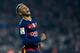 Barcelona's Brazilian forward Neymar celebrates after scoring a goal during the Spanish Copa del Rey (King's Cup) quarter-finals second leg football match FC Barcelona vs Athletic Club de Bilbao at Camp Nou stadium in Barcelona on January 27, 2016. AFP