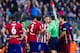 Filipe Luis was deservedly sent off for the crudest of challenges on Lionel Messi.