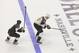 Jan 31, 2016; Nashville, TN, USA; Atlantic Division forward John Scott (28) of the Montreal Canadiens controls the puck during the 2016 NHL All Star Game at Bridgestone Arena. Mandatory Credit: Aaron Doster-USA TODAY Sports
