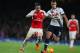 LONDON, ENGLAND - NOVEMBER 08: Mathieu Debuchy of Arsenal and Erik Lamela of Tottenham Hotspur during the Barclays Premier League match between Arsenal and Tottenham Hotspur at Emirates Stadium on November 8, 2015 in London, England. (Photo by Catherine