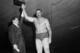 Joe Louis celebrates a win.