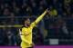 Dortmund's Gabonese striker Pierre-Emerick Aubameyang celebrates during the German first division Bundesliga football match of Borussia Dortmund vs FC Ingolstadt 04 in Dortmund, western Germany, on January 30, 2016.
Dortmund won the match 2-0. / AFP / PA