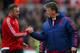 STOKE ON TRENT, ENGLAND - DECEMBER 26: Louis van Gaal, manager of Manchester United shakes hands with Wayne Rooney of Manchester United during the Barclays Premier League match between Stoke City and Manchester United at Britannia Stadium on December 26,