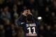 Paris Saint-Germain's Argentinian forward Angel Di Maria celebrates after scoring a goal during the French League Cup football match between Paris Saint-Germain (PSG) and Toulouse at the Parc des Princes stadium in Paris on January 27, 2016. / AFP / FRANC
