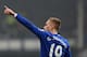 LIVERPOOL, ENGLAND - NOVEMBER 01: Gerard Deulofeu of Everton celebrates after scoring a goal to make it 1-0 during the Barclays Premier League match between Everton and Sunderland at Goodison Park on November 1, 2015 in Liverpool, England. (Photo by Mat