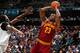 CHARLOTTE, NC - FEBRUARY 3: LeBron James #23 of the Cleveland Cavaliers shoots the ball during the game against the Charlotte Hornets on February 3, 2016 at Time Warner Cable Arena in Charlotte, North Carolina. NOTE TO USER: User expressly acknowledges an