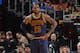 CLEVELAND, OH - JANUARY 18: LeBron James #23 of the Cleveland Cavaliers looks on against the Golden State Warriors on January 18, 2016 at Quicken Loans Arena in Cleveland, Ohio. NOTE TO USER: User expressly acknowledges and agrees that, by downloading and