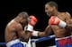 Herring fires a shot at Amidu on October 3, 2015 in Cincinnati.